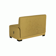 Canapé 2 places jaune safran_6