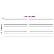 Vidaxl écrans d'intimités de jardin 2 pcs aspect de pierre gris pvc 3294933_6