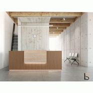 Banque d'accueil modulable - Mobel Linea - Acacia foncé, Oui, 364, Chêne moyen_6