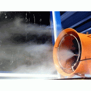 Brumisateur professionnel décontaminable pour le bâtiment