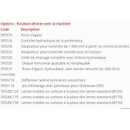 Draineuse ZIBO compatible avec tracteurs pour drainage optimal