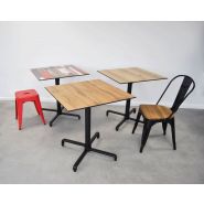 Table pour restaurants avec plateau personnalisable
