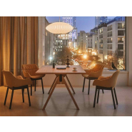 Bureau de direction moderne avec pieds en bois - Viga_6