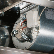 Hotte murale Inox - 2m80 - avec moteur, régulateur, filtre et éclairage - P 700 mm | GGM_6