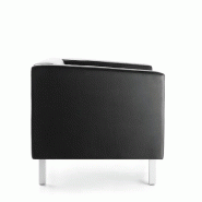 Fauteuil d'attente en cuir OXEL - Sokoa._6