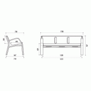 BANC PUBLIC EN POLYÉTHYLÈNE ECOPLAST_6