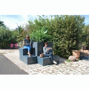 Assise urbaine sur mesure en résine Ultra® - Mobilier intérieur et extérieur résistant_6