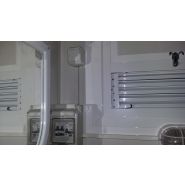 Cabine sanitaire raccordable isolée Liberty Box - panneaux sandwich en acier galvanisé - pour chantier et événementiel_7