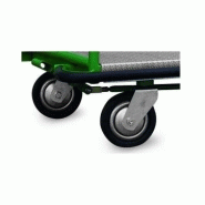 Chariot plateforme à 2 dossiers - monobloc pour ateliers, entrepôts et magasins - capacité jusqu'à 600 kg_6