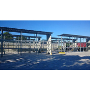 Rayonnage à palettes avec toiture - Stockage extérieur pour marchandises sensibles aux intempéries - OHRA_6