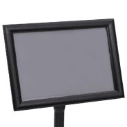 Vidaxl support d'affiche a3 sur pied noir alliage d'aluminium 51206_6