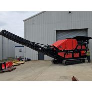 Concasseur  à mâchoires avec trémie vibrante hydraulique - 8000 RED RHINO_6