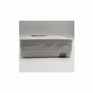 Serviettes de table 2 plis 48x48cm dunis elegance lily blanc hps- paquet de 40_6
