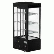 Vitrine réfrigérée pour pâtisserie MADRID - 1000 mm - 3 étagères - Noir_6