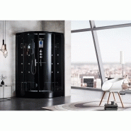 CABINE DOUCHE HAMMAM DUO ARCHIPEL® QDR 115C BLACK_6