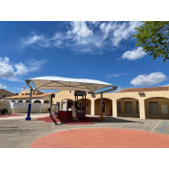 Préau d'école écologique et recyclable - KOMAN Groupe_6