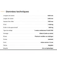 Bétaillère Rolland Rollvan 64 avec fond abaissable rapidement