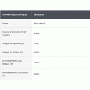 Échafaudage roulant en acier galvanisé Goliath 120 - Comabi SNC - hauteur de travail maximale 4 m - robuste et pratique_6