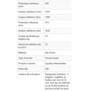 218345w - armoire de sécurité coupe-feu basis-line 30-123, 3 étagères_6