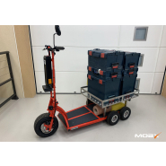 Trottinette industrielle électrique sur-mesure MOBX-H - vitesse maîtrisée, traction jusqu'à 400kg, autonomie jusqu'à 35km_6