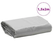 Vidaxl bâche gris 1,5x2 m 650 g/m² 156043_6