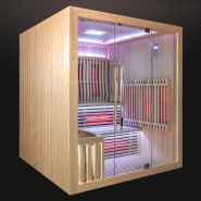 SAUNA COMBI BOREAL® ELÉGANCE 5 - 180X180 INFRAROUGE + VAPEUR_6