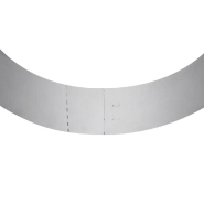 Vidaxl clôture de pelouse flexible 10 pcs acier galvanisé 100x14 cm 271782_6