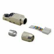 ROLINE Connecteur RJ-45 à confectionner Cat.6A (Classe EA), STP, argent_6