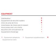 Spider 615/6 faneuse rotative - SIP - largeur de travail 6 m - 6 rotors avec attelage mobile et stabilisateurs_6