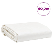 Vidaxl bâche blanc ø 2,2 m 650 g/m² 156228_6