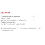 Faneuse professionnelle compacte et stable avec petit diamètre des rotors