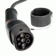 ROLINE Câble de recharge VE type2, 3-Phases, 480VAC (3P+N+E), 32 A, 22 kW, spirale (max. 3m)_6