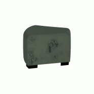 Pouf angulaire 1 place vert forêt_6