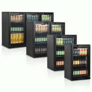Arrière bar réfrigéré 1 porte BA11H noir TEFCOLD_6
