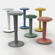 Tabouret de bureau ergonomique DOT - Blanc 010_6