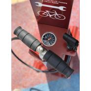 Station de réparation vélos libre-service pour collectivités - Pompe à main fournie - Référence BTIBSCANDIC_6