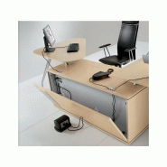 Bureau de direction ENOSI LAS avec retour sur meuble de rangement et table triangulaire - L 200 x 235 cm_6