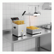 Friteuse électrique simple 8L - avec robinet de vidange | GGM_6