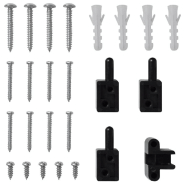 Vidaxl moustiquaire à charnière pour portes anthracite 120x240 cm 148714_6