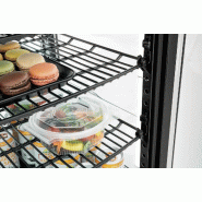 Mini vitrine réfrigérée 75L2T noir 700387 Bartscher_6