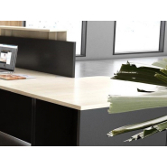 Banque d'accueil modulaire POGO - Design simple et élégant - Fabrication française - Configurations variées et PMR_6