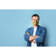 Sur-masque facial sur mesure - Lavable et réutilisable pour masques FFP2 et KN95 - Impression sublimation_6