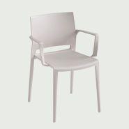 Chaise empilable Bakhita pour restaurants et collectivités - intérieur et extérieur - technopolymère - fabriquée en Italie_6