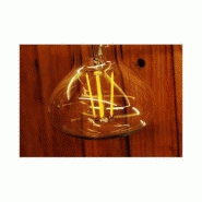 Pack de 3 ampoules vintage LED E27 4W - Style Edison R80 avec filaments visibles_6