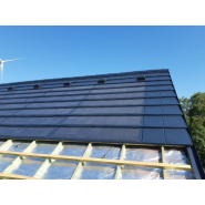 Tuile métallique photovoltaïque pour toiture - Metrotile eQUBE® - système intégré et esthétique_6