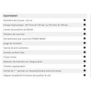 Lamier d'élagage LRS 2402 - Greentec - largeur de travail 2,4 m avec transmission Power Drive et lames WIDIA_6