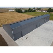 Hangar agricole avec panneaux solaires pour financer le projet