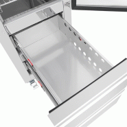 Armoire réfrigérée négative GN compacte série G 1 porte et 2 tiroirs 180L UA116 Polar_6