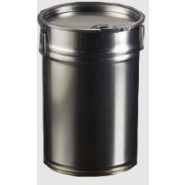 Seau métallique en fer blanc - capacités de 2.5 L à 25 L - homologué RID-ADR_6