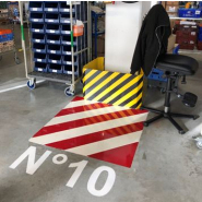 Marquage au sol par le résine Epoxydique idéal pour le parking et les zones industrielles_6